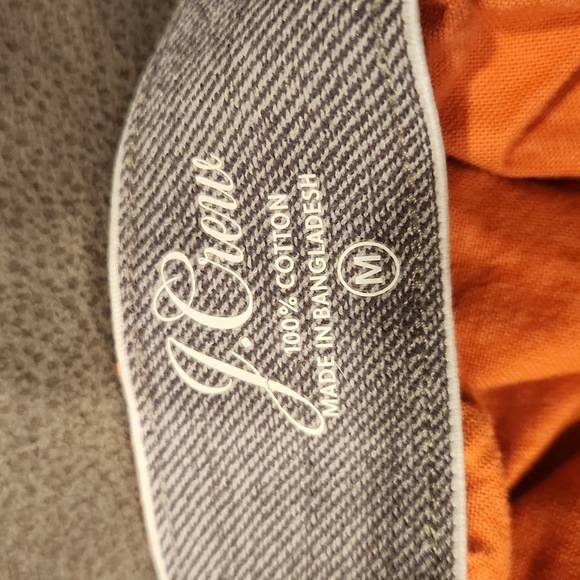 J. Crew Orange Cotton Garment - Picture 3 of 3
